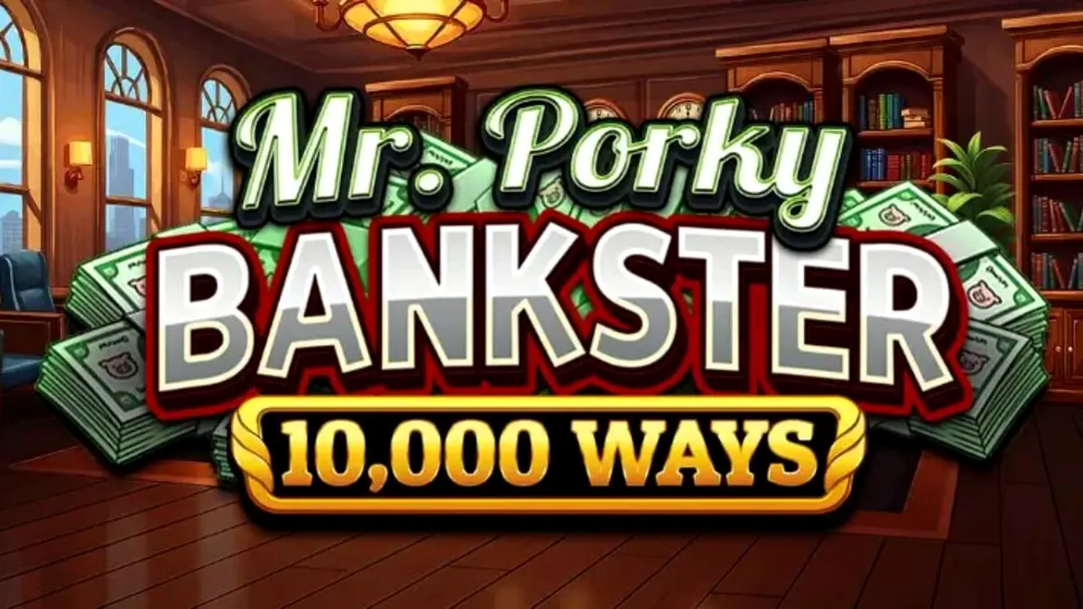 Mr. Porky Bankster 10,000 Ways slot machine interface